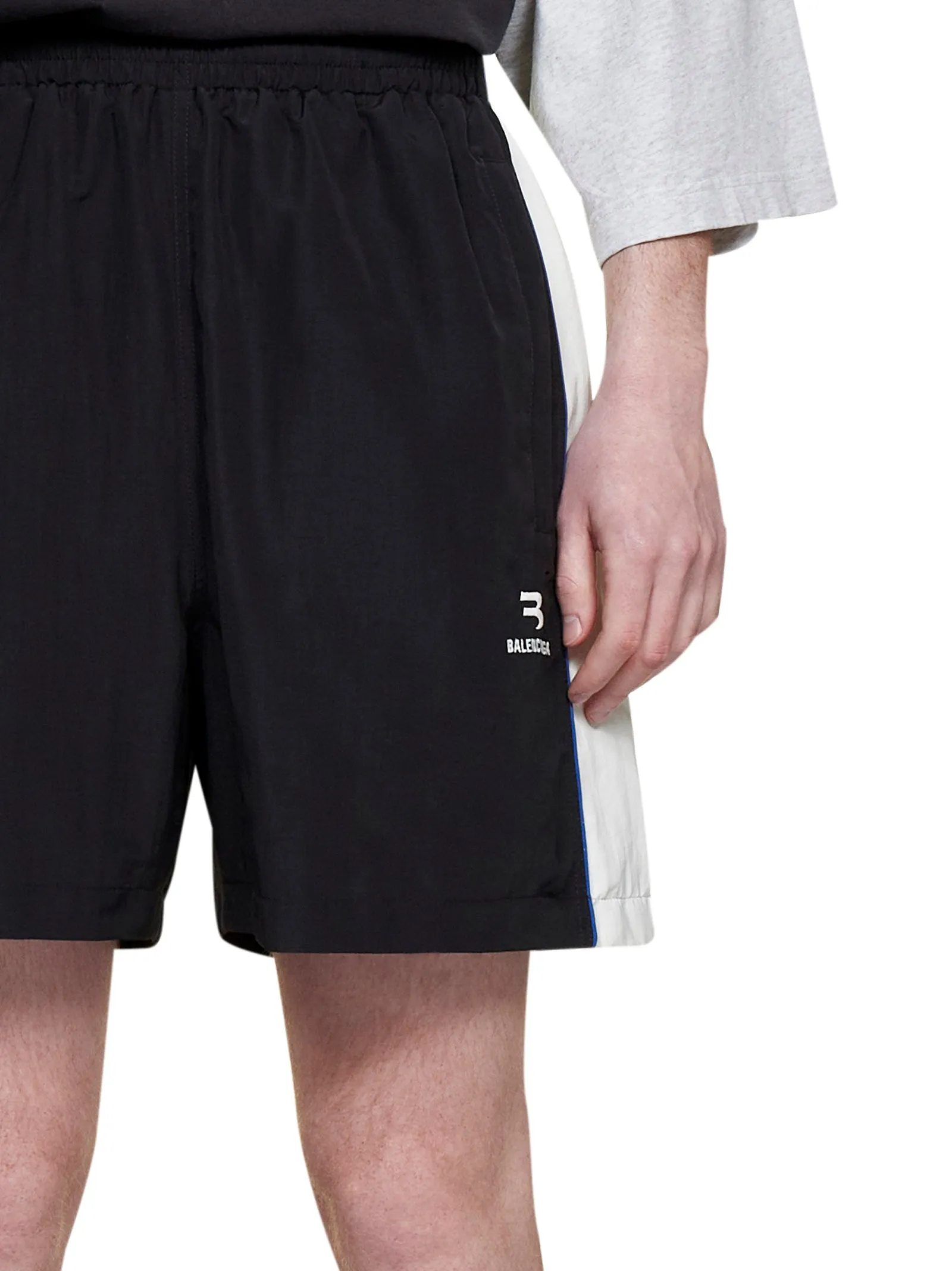Balenciaga Logo Printed Track Shorts