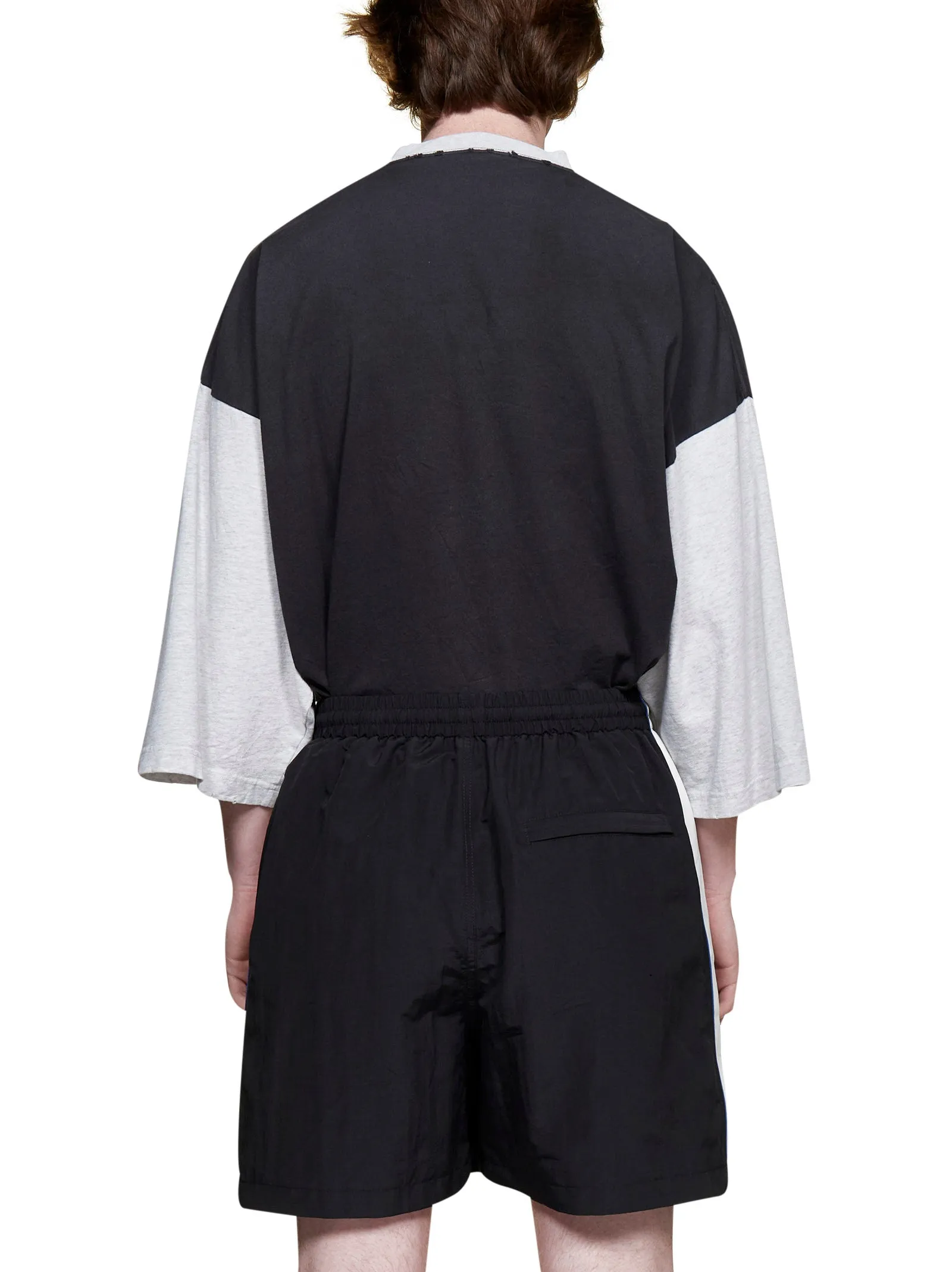 Balenciaga Logo Printed Track Shorts