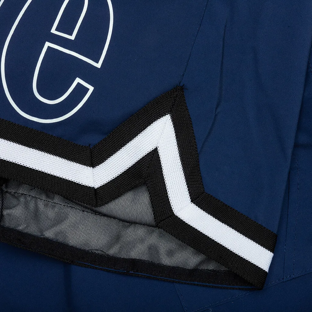 Basketball Logo Swim Short - Blue/Black/White