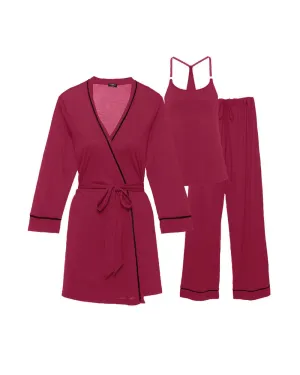 Bella Maternity 3-Piece Pajama Set