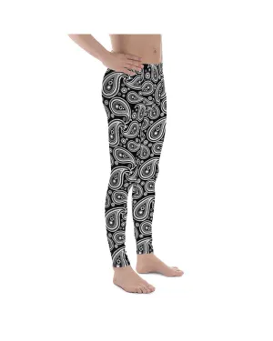 Black & White Paisley Meggings
