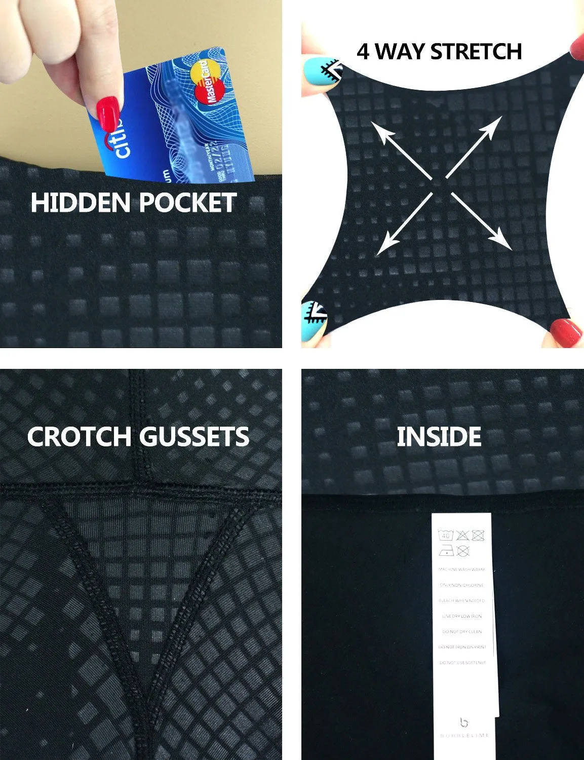 BUBBLELIME 78P/22S Embossed Pattern Biking Pants 22" /26" inseam_Biking