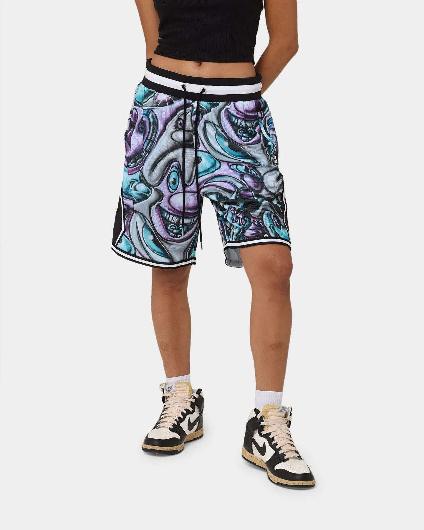 Carré X Kenny Scharf Krunch Time Ball Shorts Black
