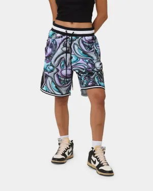 Carré X Kenny Scharf Krunch Time Ball Shorts Black