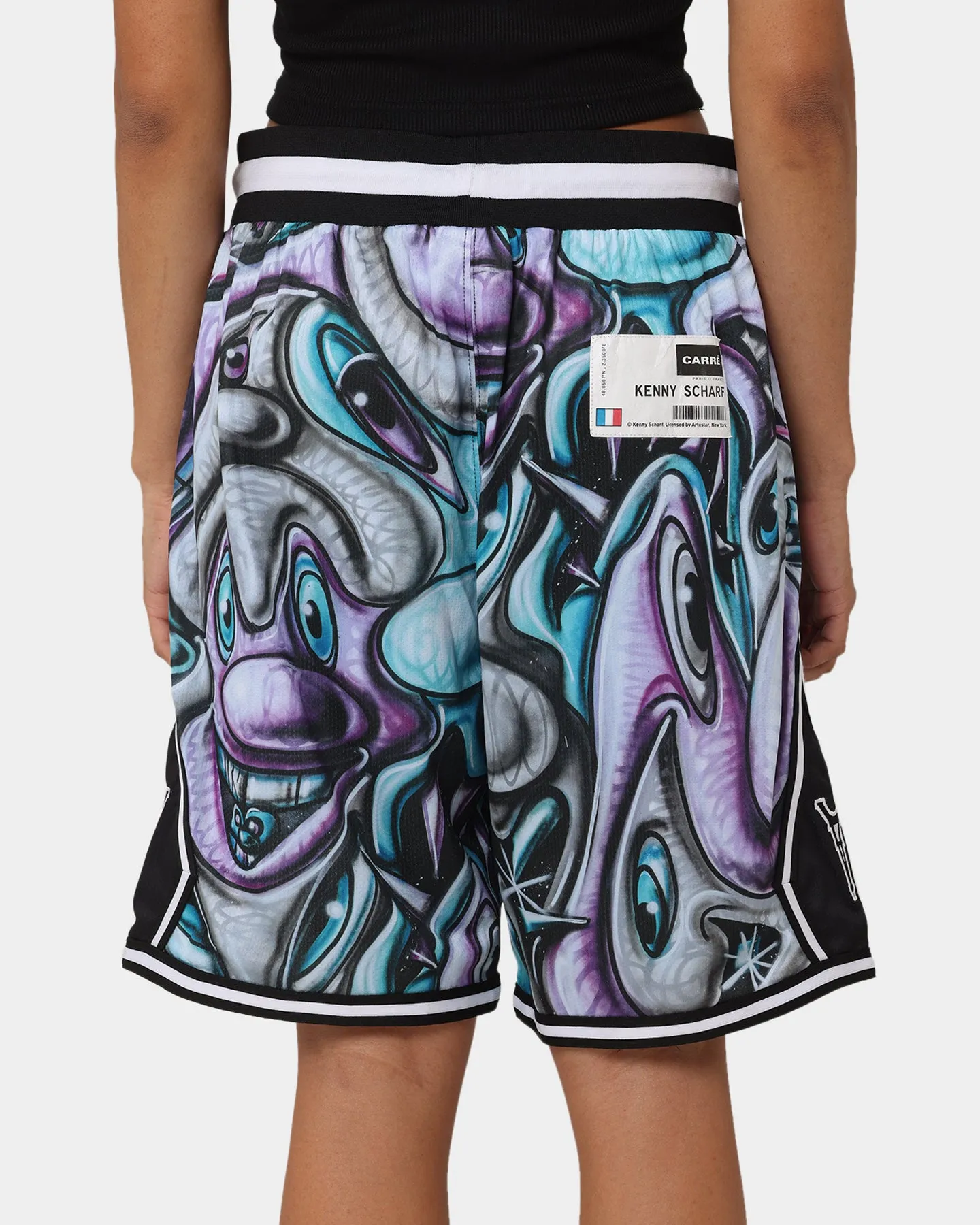 Carré X Kenny Scharf Krunch Time Ball Shorts Black