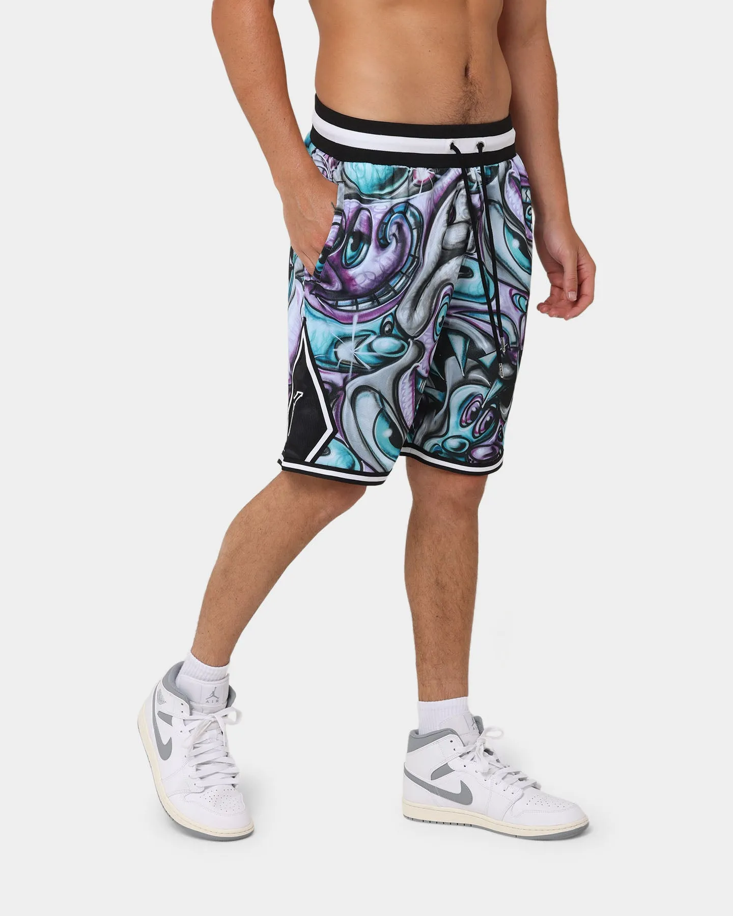 Carré X Kenny Scharf Krunch Time Ball Shorts Black