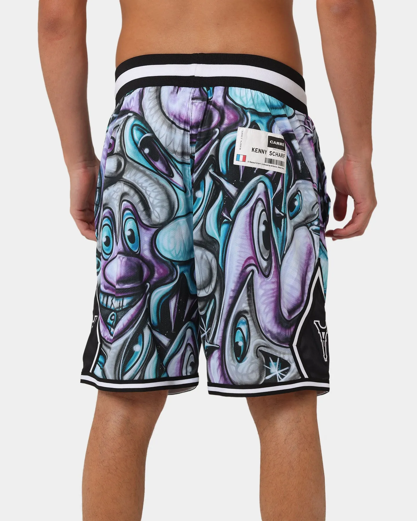 Carré X Kenny Scharf Krunch Time Ball Shorts Black