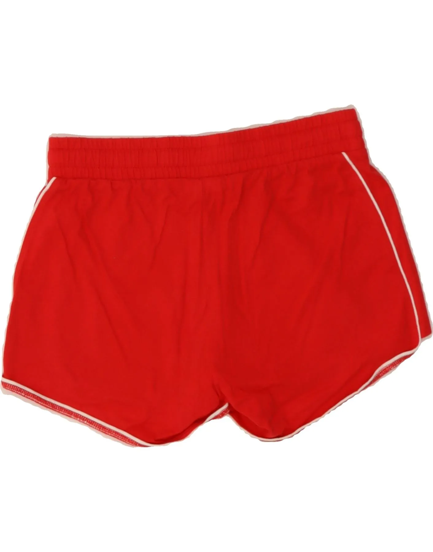 CHAMPION Womens Graphic Sport Shorts UK 14 Medium Red