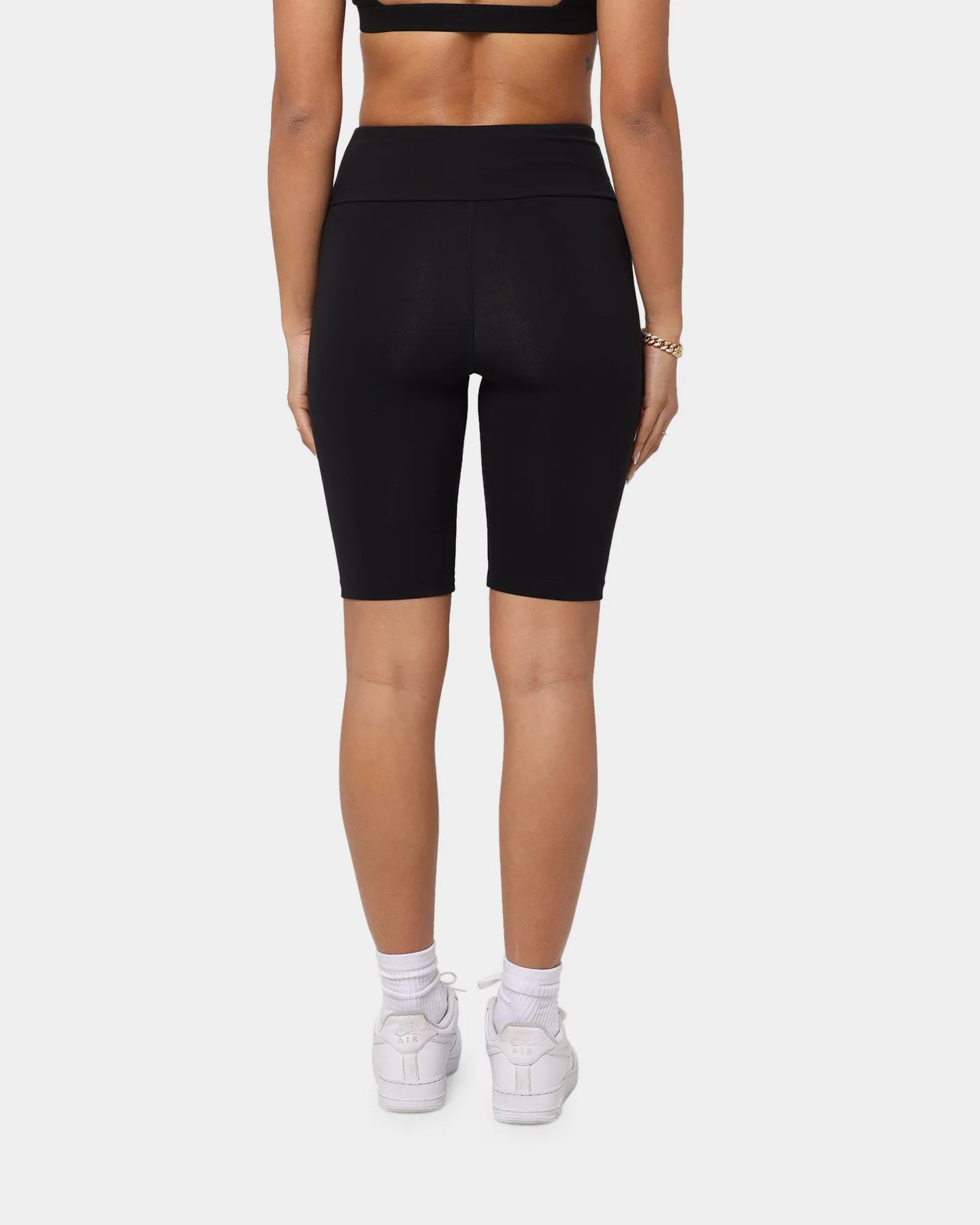 Champion Women's High Rise Bike Short Black/Gold