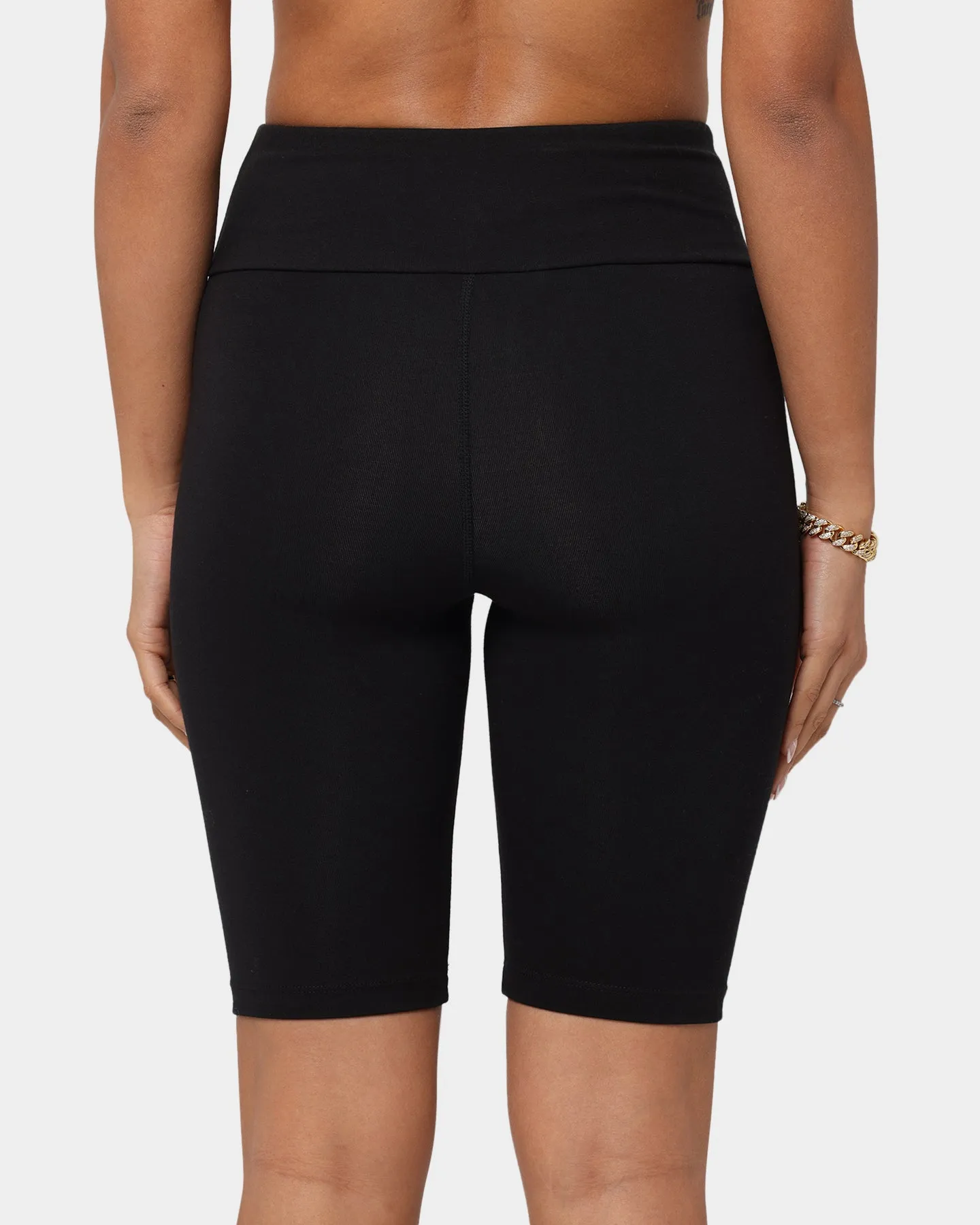 Champion Women's High Rise Bike Short Black/Gold
