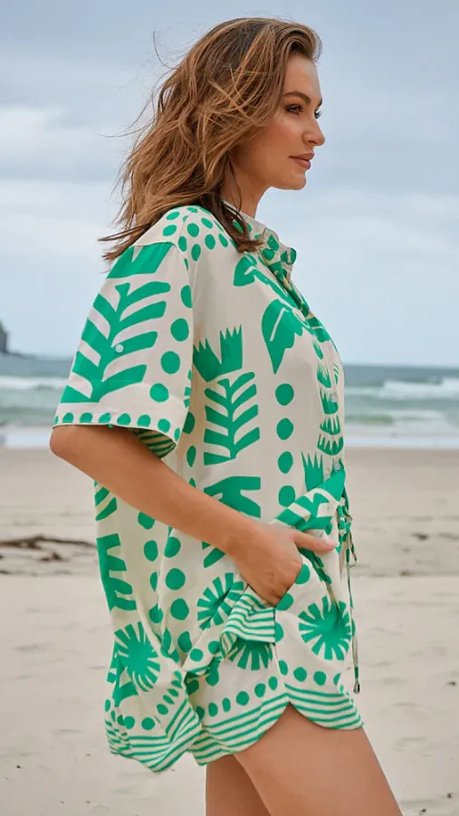 Charlie Shorts - Nazare Print
