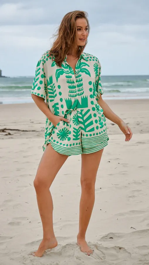 Charlie Shorts - Nazare Print