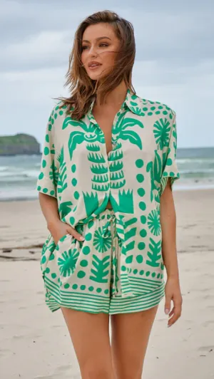 Charlie Shorts - Nazare Print