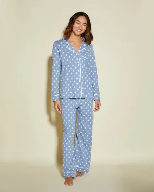 Conjunto De Pijama Petite Con Camisa De Manga Larga Y Pantalones