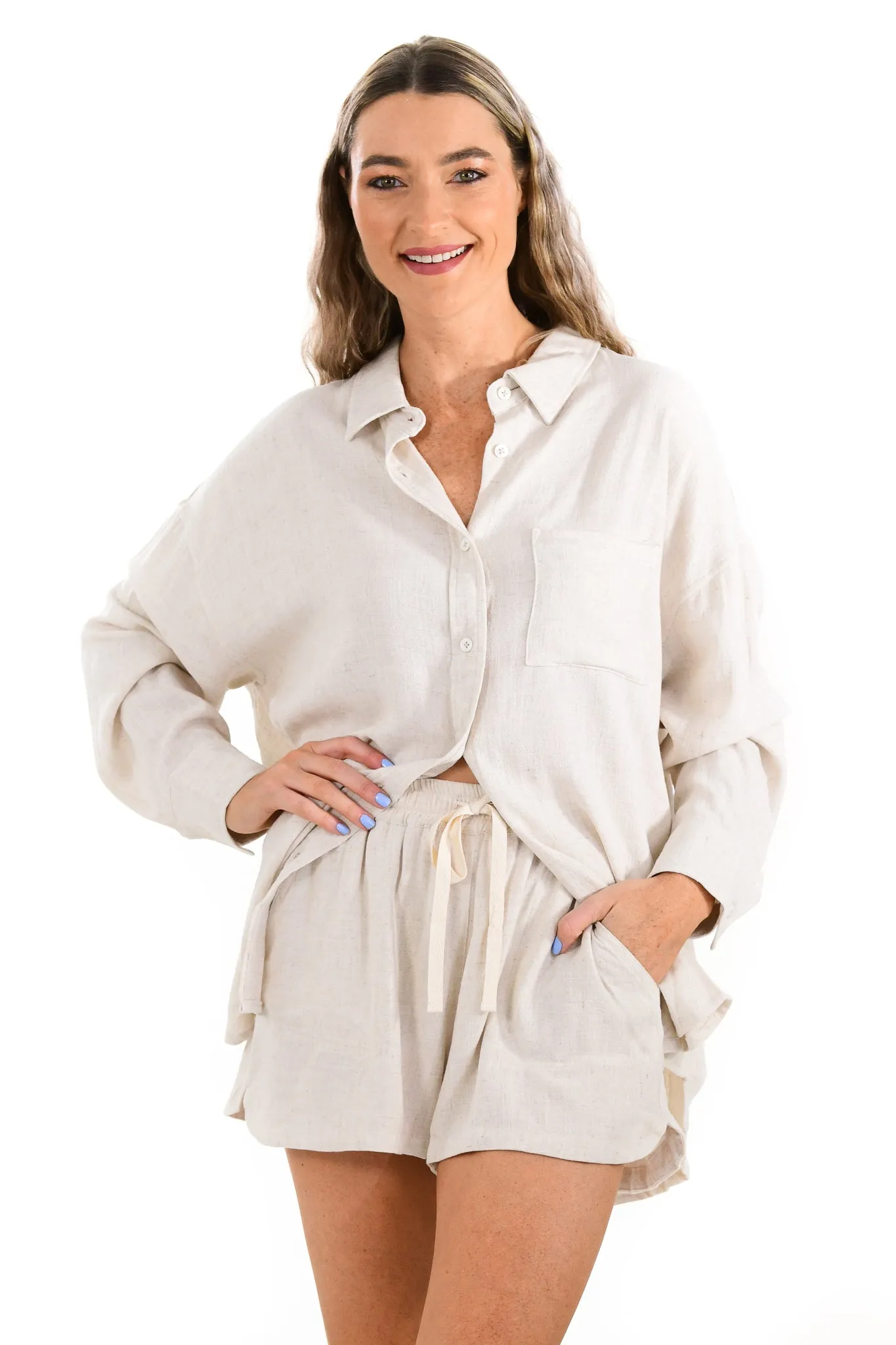Cruise Set Shorts / Tan
