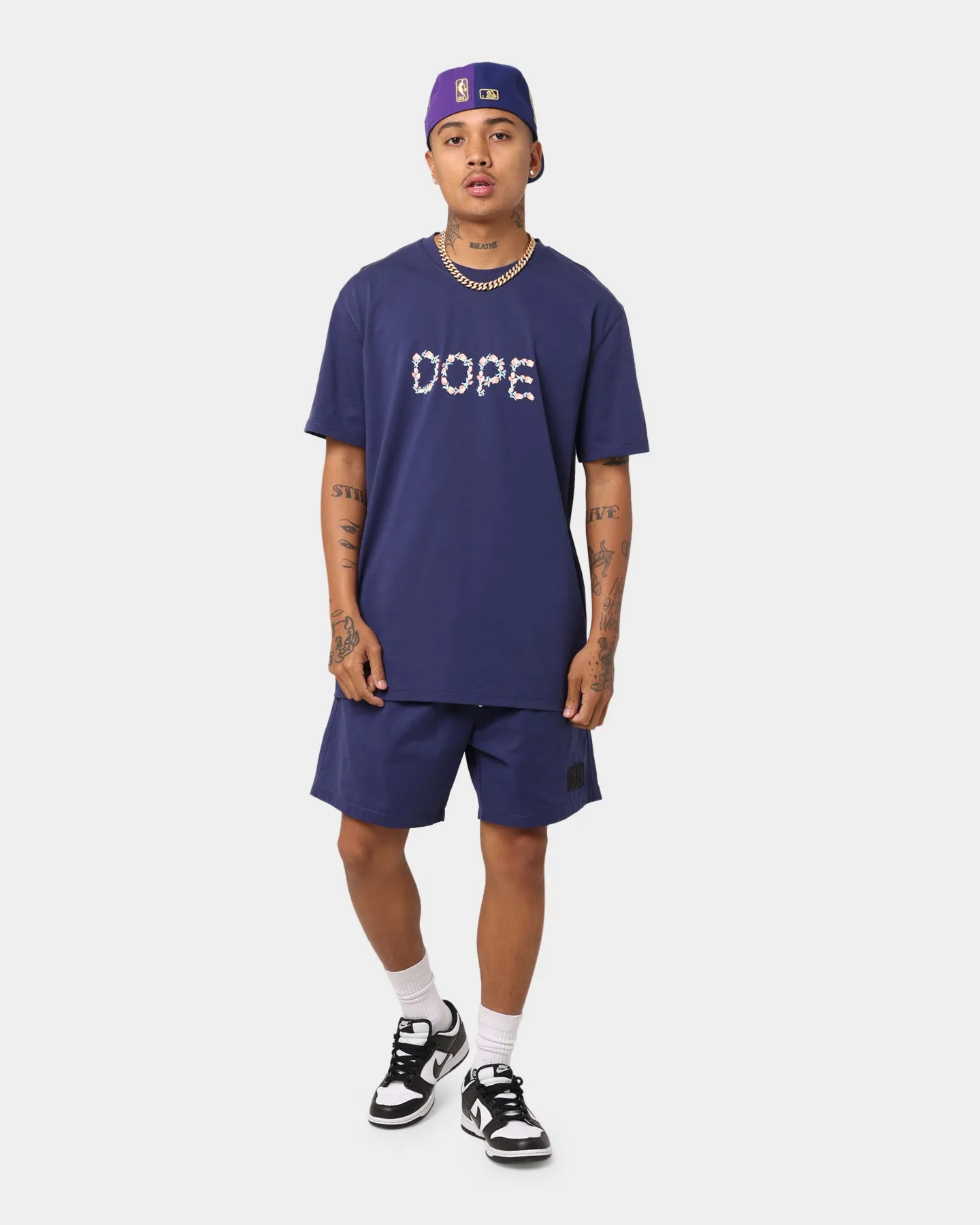 Dope Rinse Shorts Navy