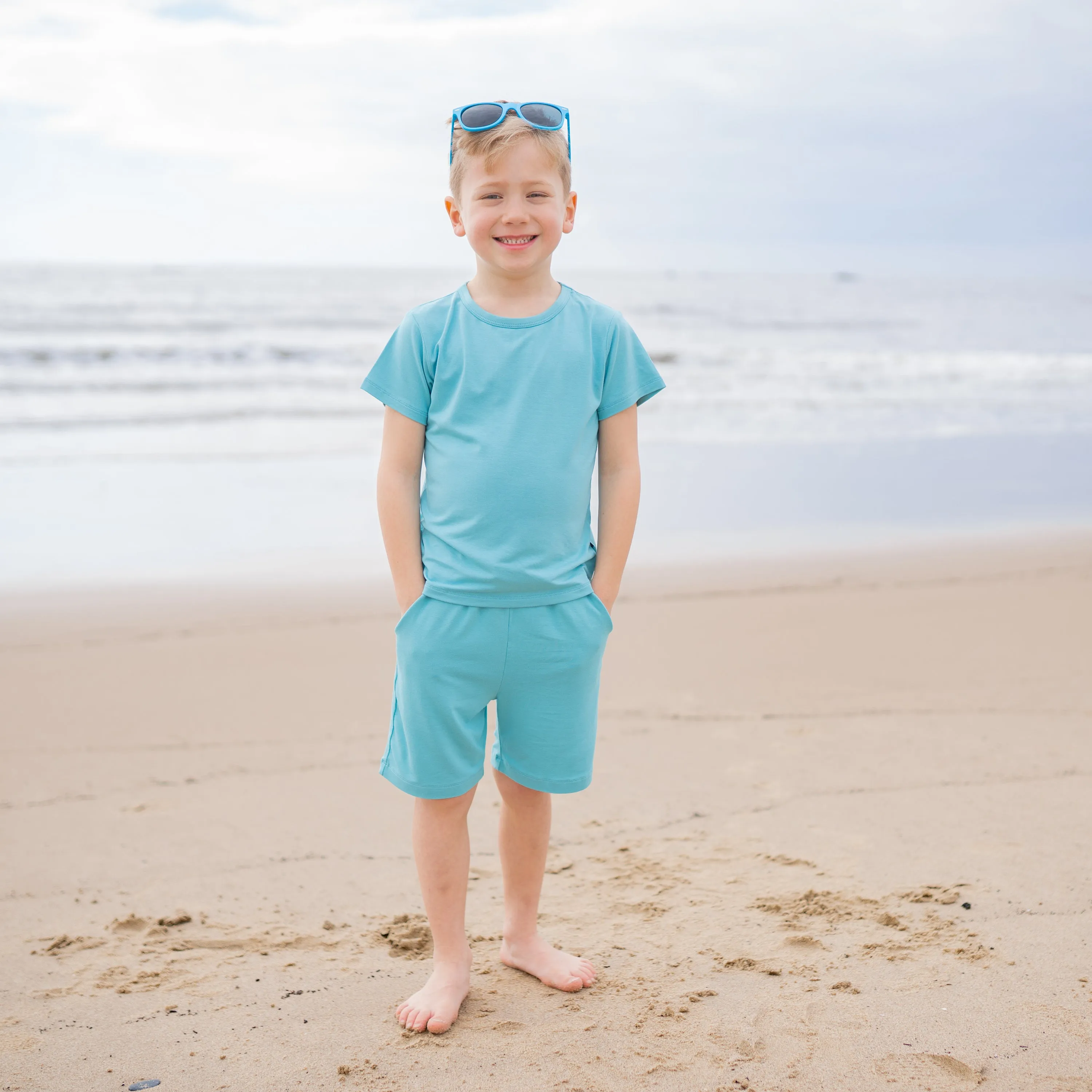 Drawstring Short in Makai