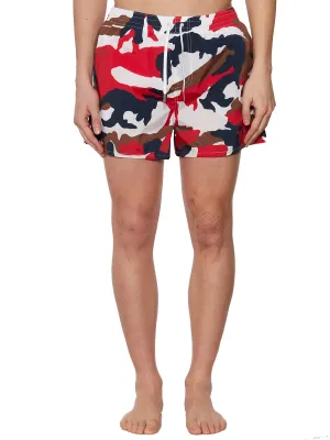 Dsquared2 Camouflage Print Drawstring Swim Shorts