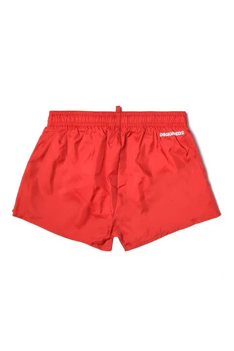 Dsquared2 Kids Logo Printed Swim Shorts