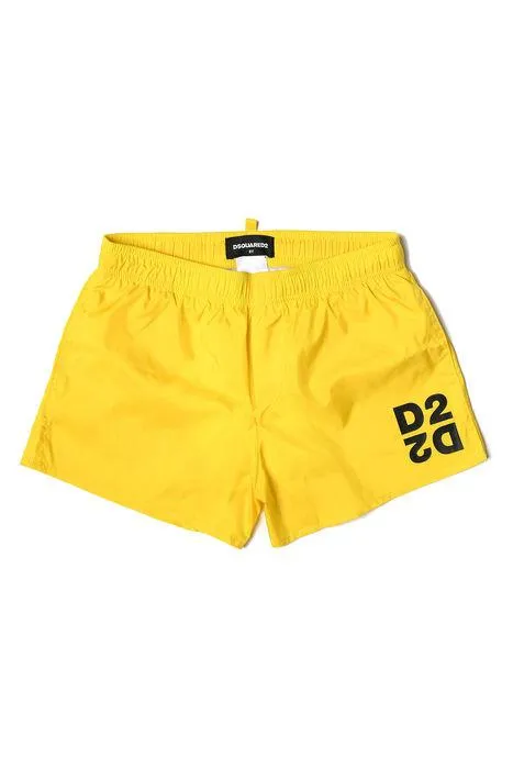 Dsquared2 Kids Logo Printed Swim Shorts
