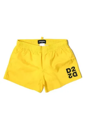 Dsquared2 Kids Logo Printed Swim Shorts