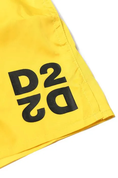 Dsquared2 Kids Logo Printed Swim Shorts