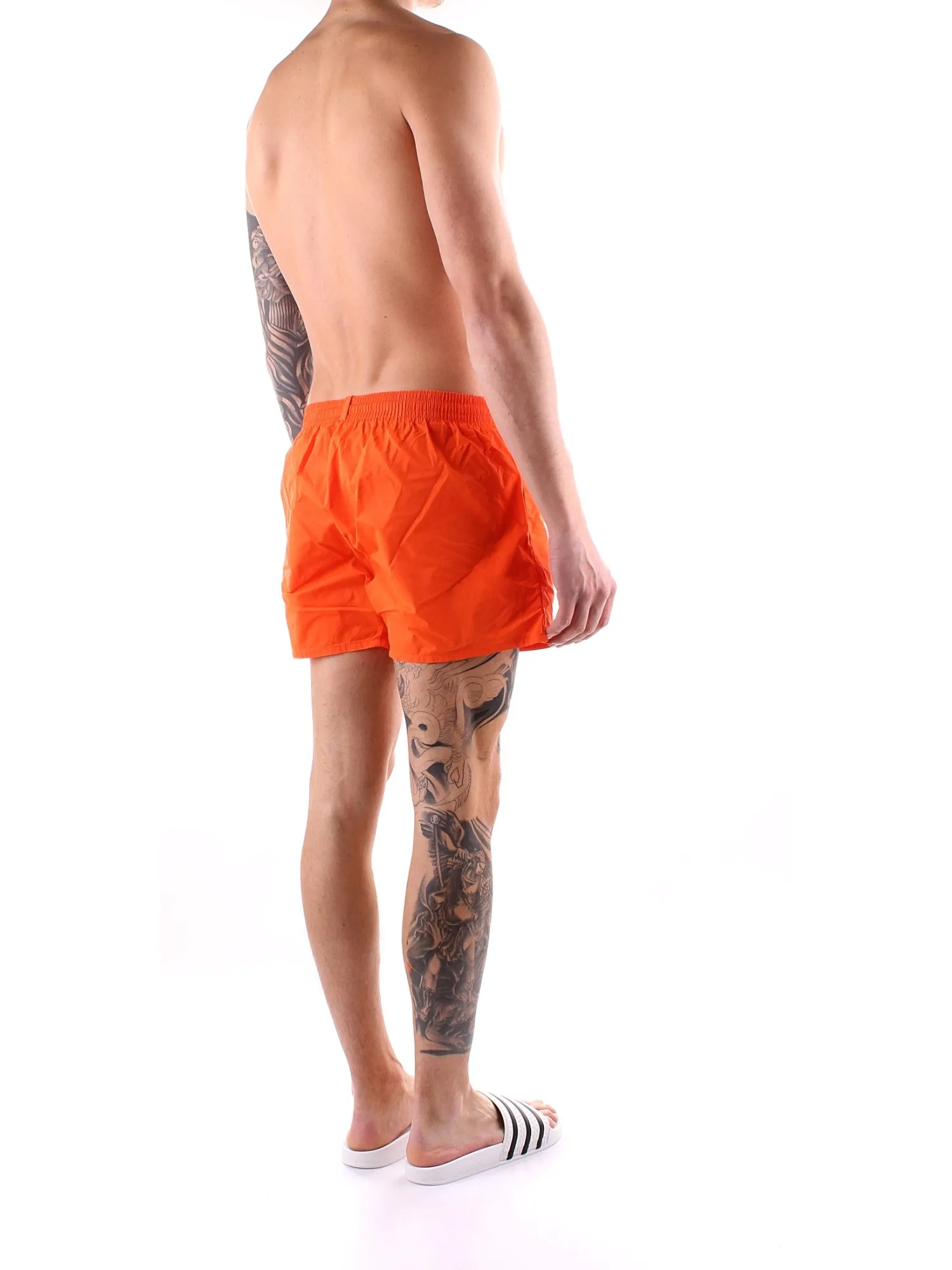 Dsquared2 Logo Print Drawstring Swim Shorts