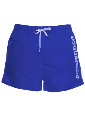 Dsquared2 Logo Printed Drawstring Swim Shorts