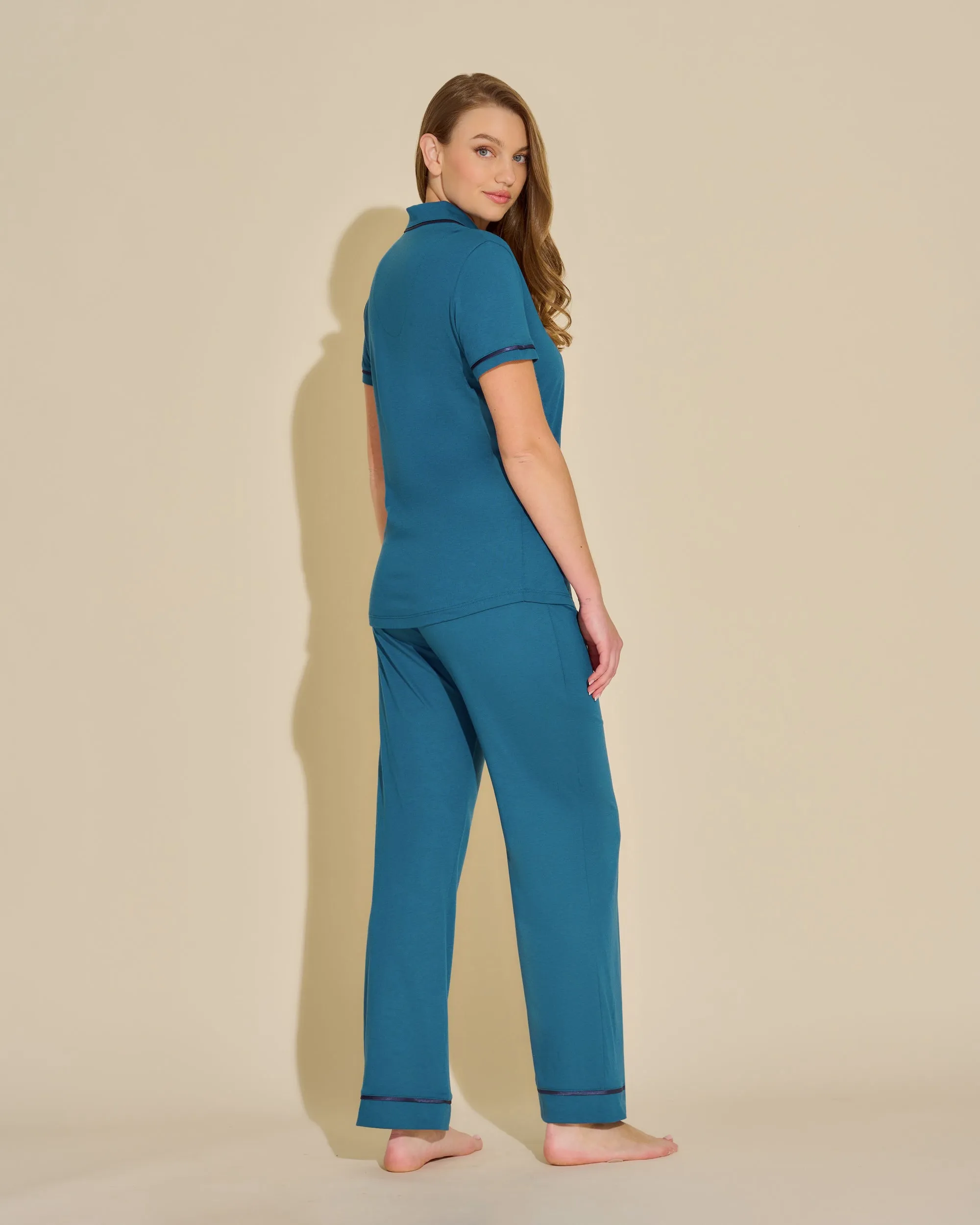 Ensemble Pyjama Haut  À Manches Courtes Et Pantalon