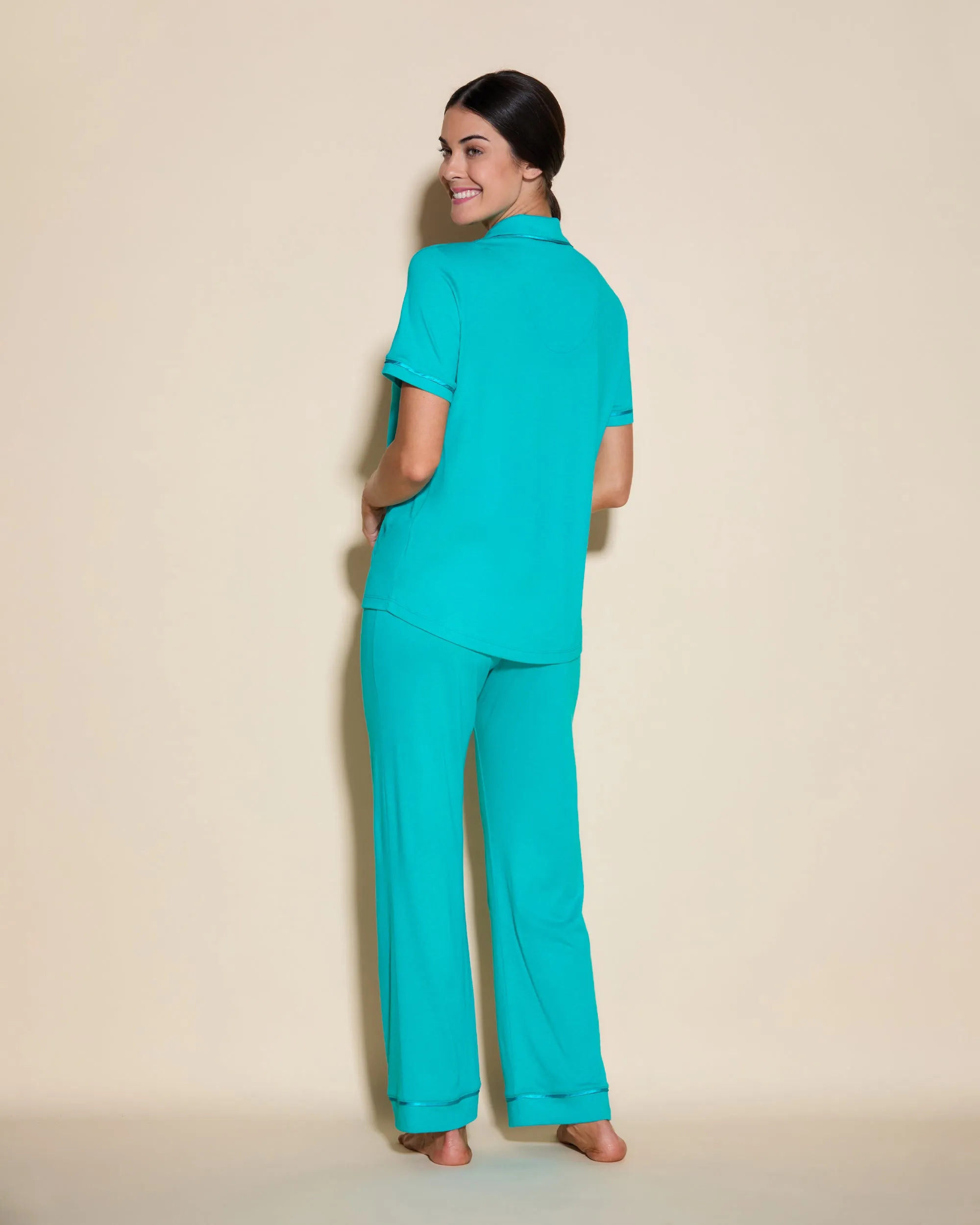 Ensemble Pyjama Haut  À Manches Courtes Et Pantalon