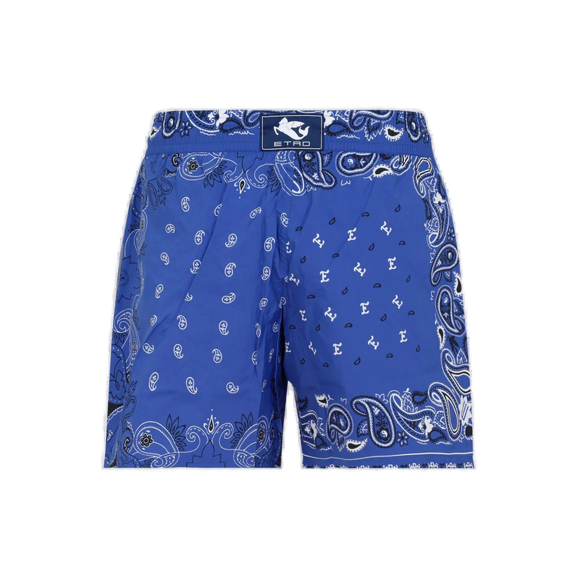 Etro Drawstring Paisley Printed Swim Shorts