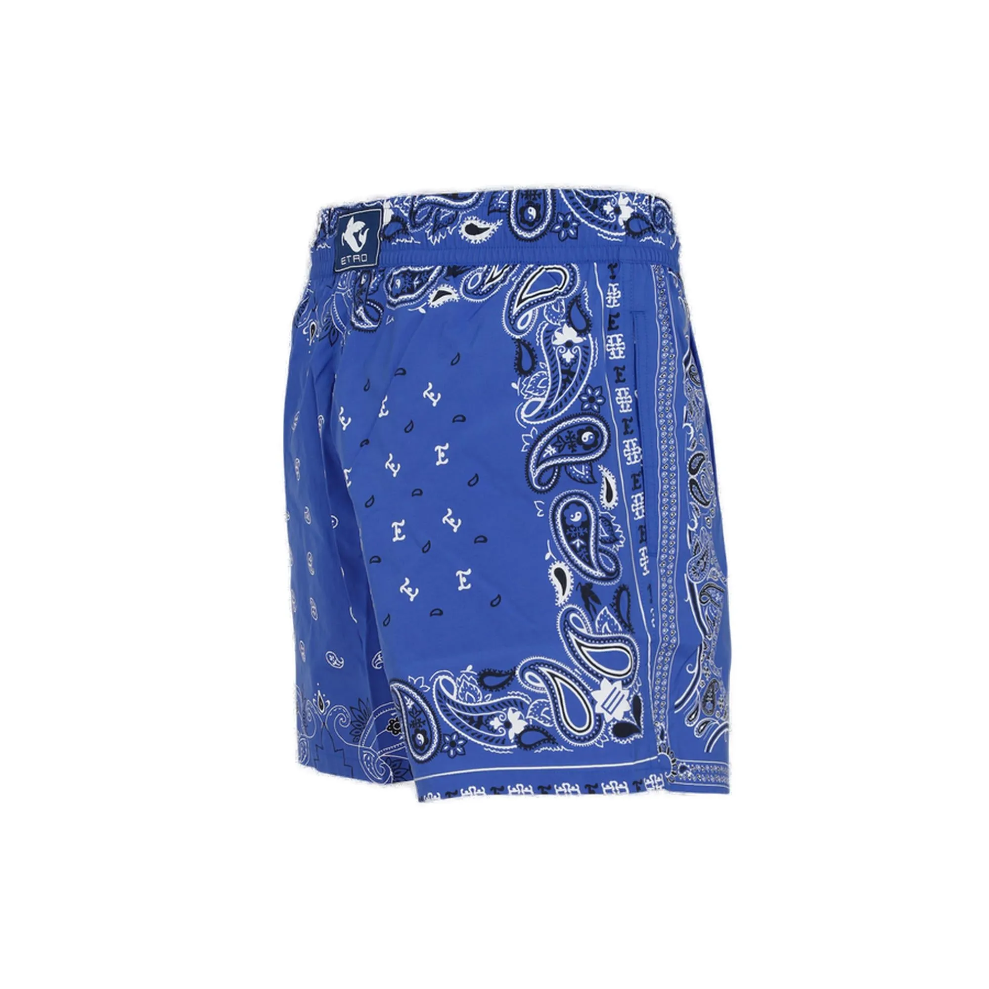 Etro Drawstring Paisley Printed Swim Shorts