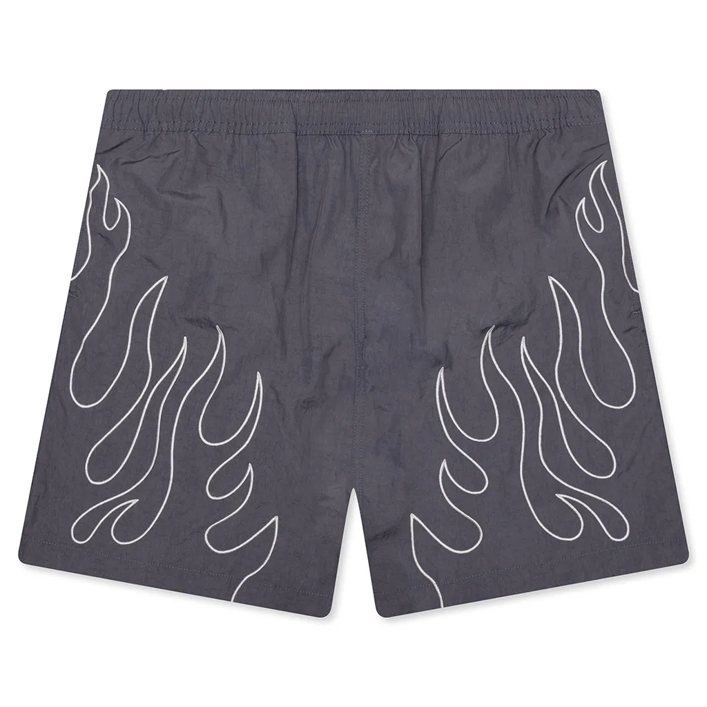 Fiery Running Shorts - Grey
