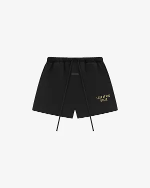 Fleece Soccer Short Black