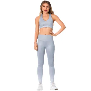 FLEXMEE Sportwear/Leggings 946137 2020-1 Spring Summer Collection Color Shiny Silver