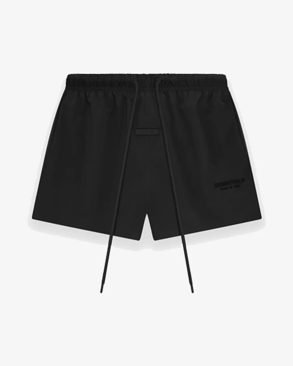 FOG ESSENTIALS FW24 JET BLACK NYLON RUNNING SHORTS (NEW)