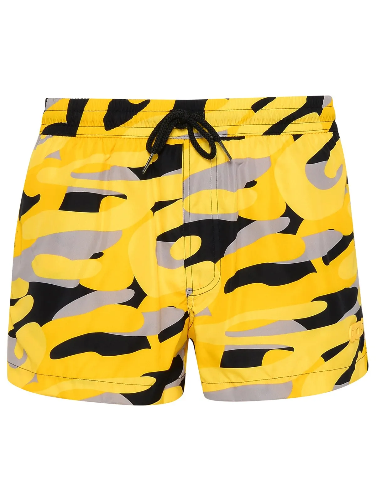 GCDS Camouflage Pattern Drawstring Swim Shorts