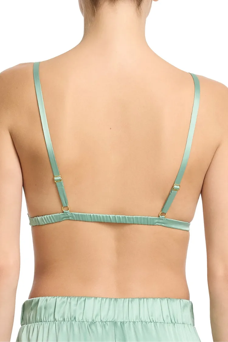 Jasmine Satin Pajama Bralette