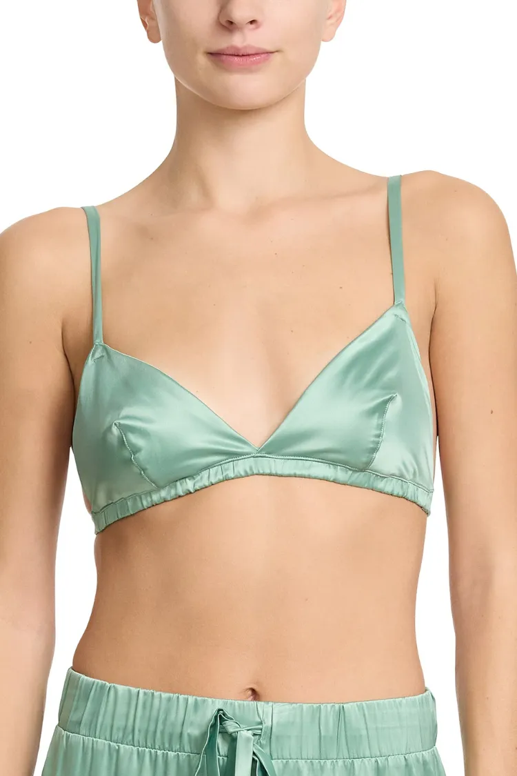 Jasmine Satin Pajama Bralette