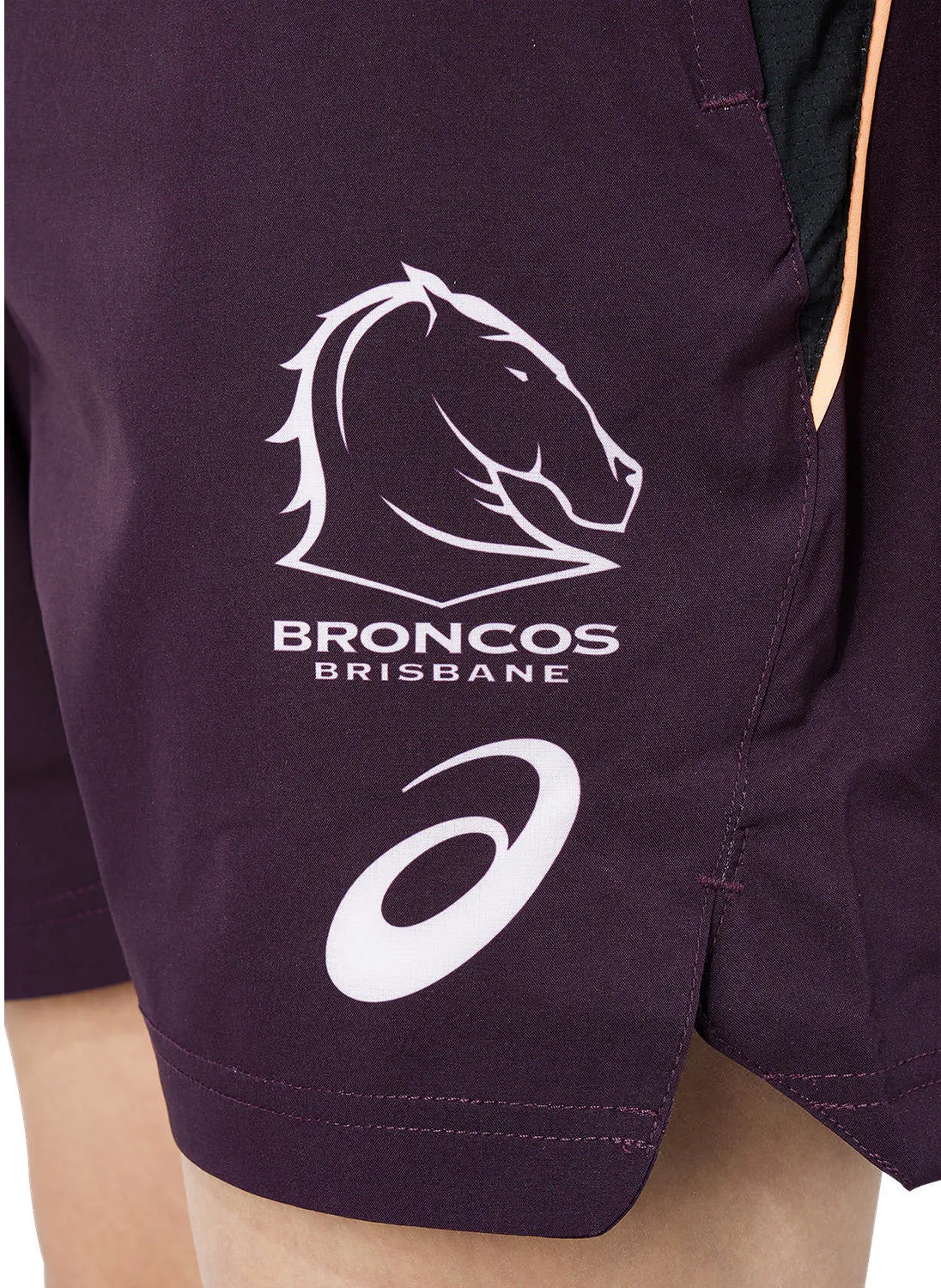 Junior's NRL Brisbane Broncos 2024 Replica Training Shorts