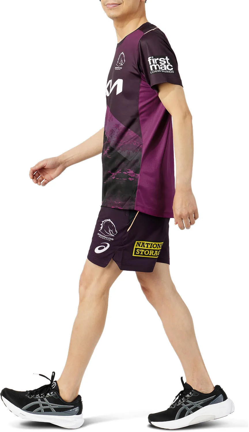 Junior's NRL Brisbane Broncos 2024 Replica Training Shorts