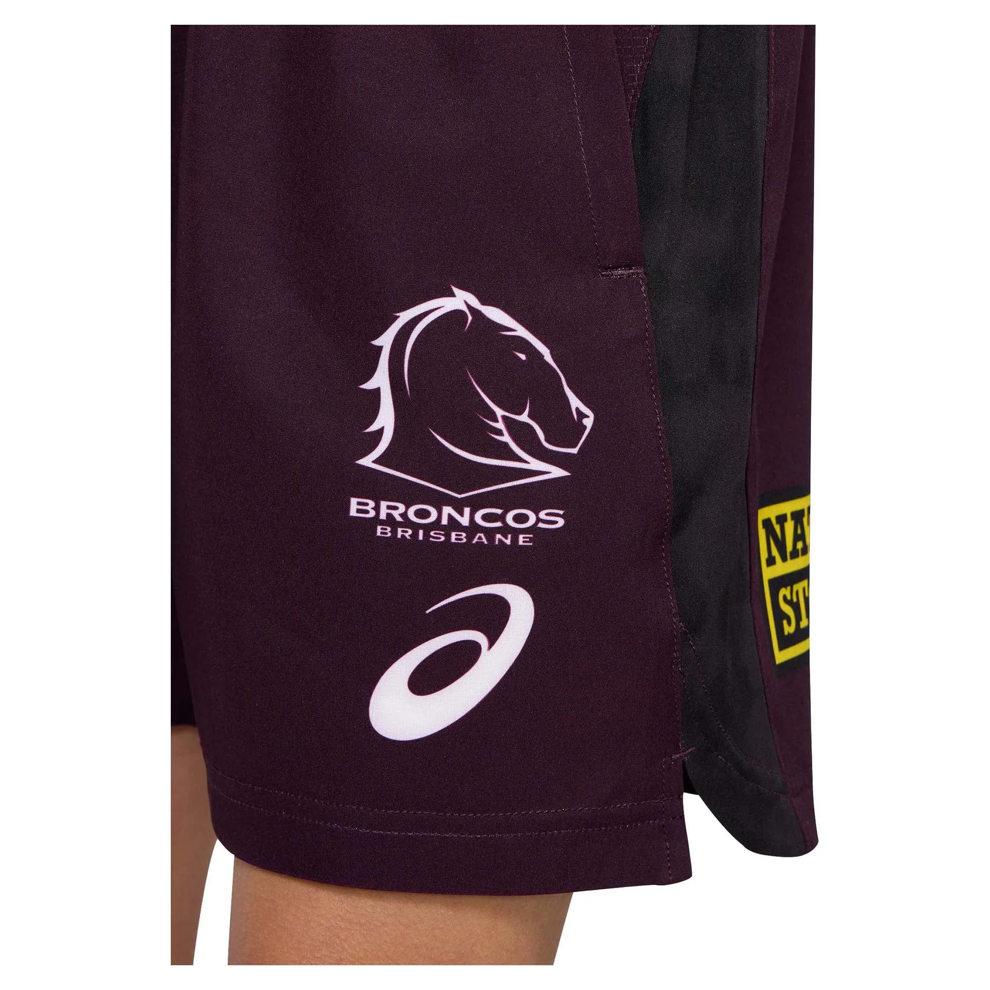 Junior's NRL Brisbane Broncos 2025 Replica Training Shorts Y