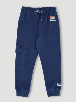 Keedo Boys Fleece Jogger With Applique