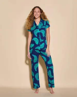 Kurzärmeliges Top & Hose Pyjama-Set