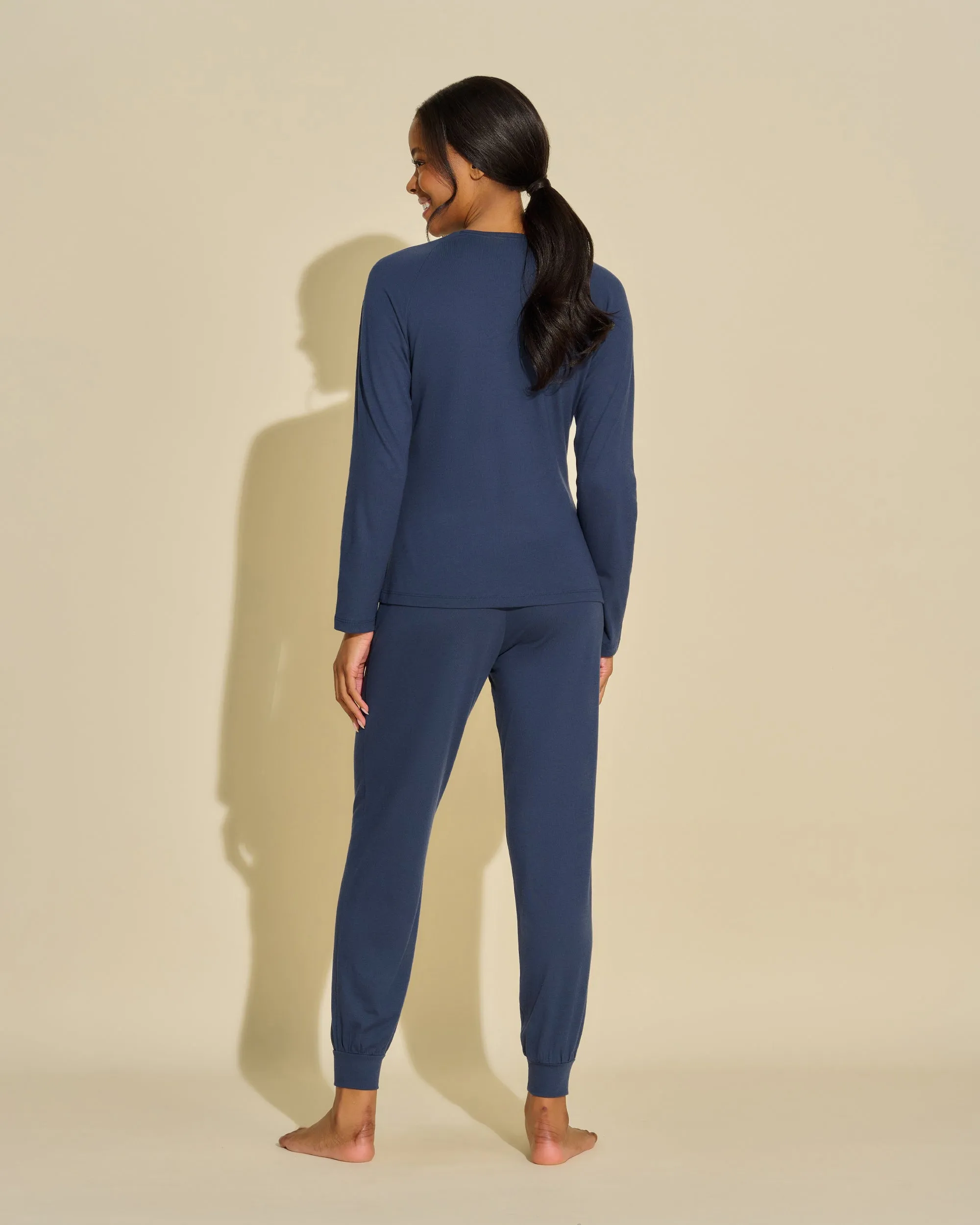 Langärmeliges Top- & Jogger-Set
