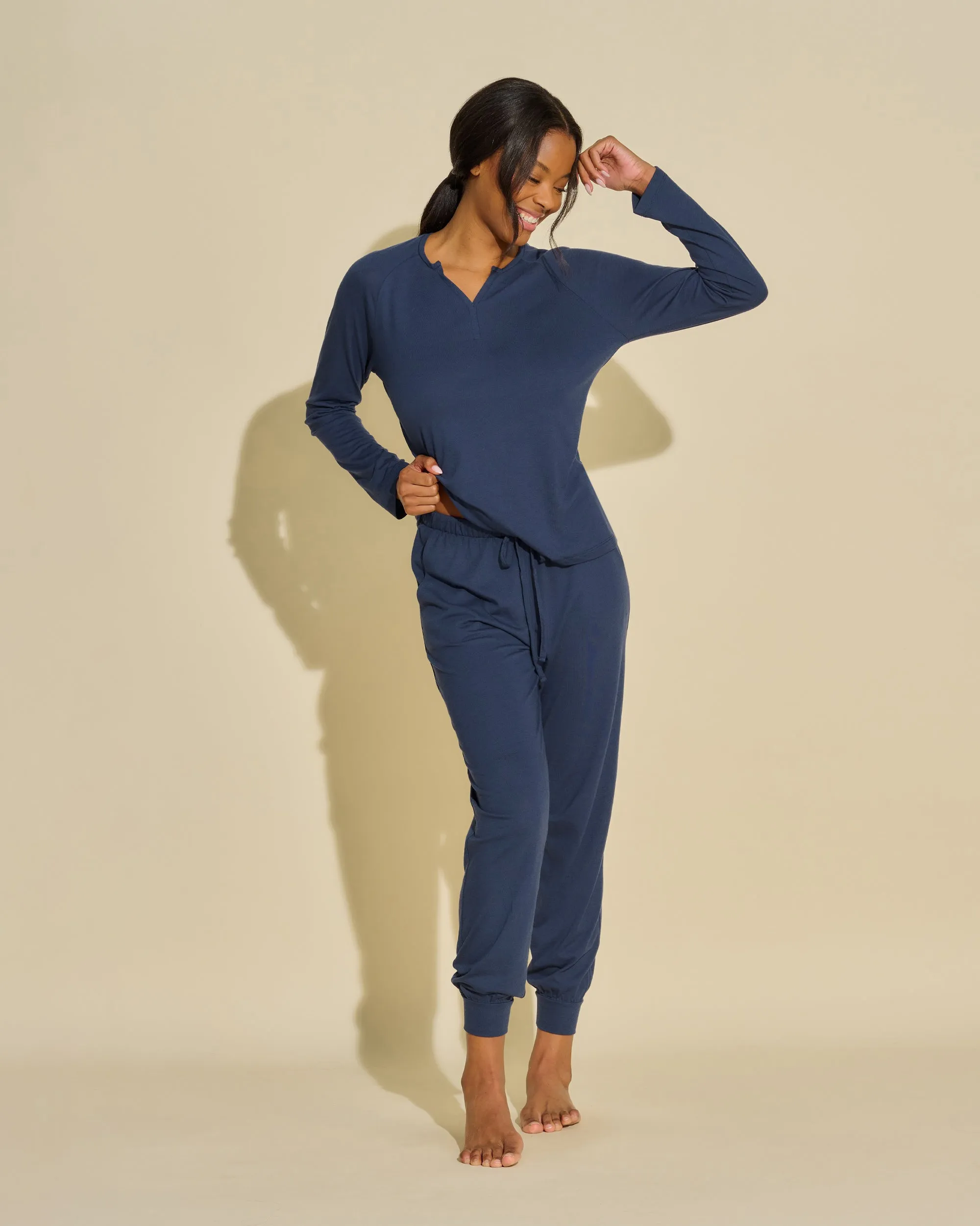 Langärmeliges Top- & Jogger-Set