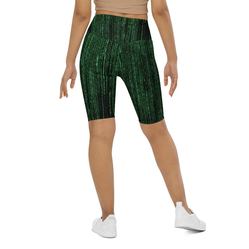 Matrix Inspired Bike Shorts
