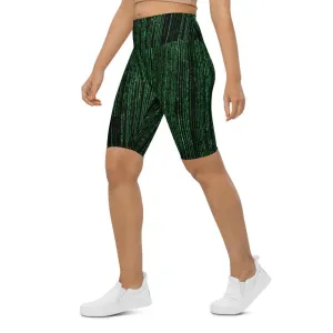 Matrix Inspired Bike Shorts