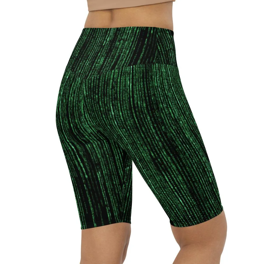 Matrix Inspired Bike Shorts