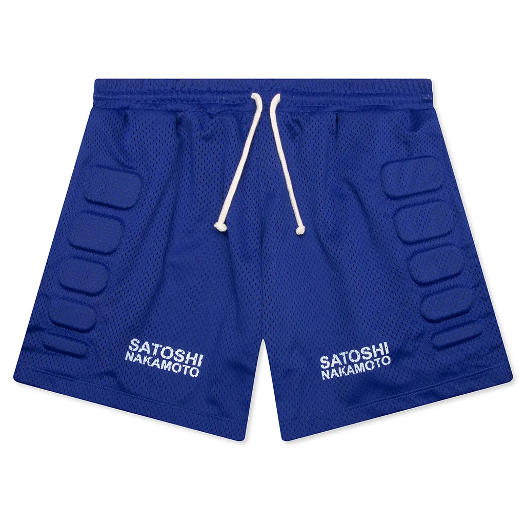 Mesh Moto Short - Blue